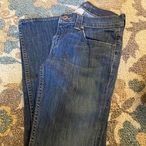 Banana Republic Stretch Straight Leg Blue Jeans